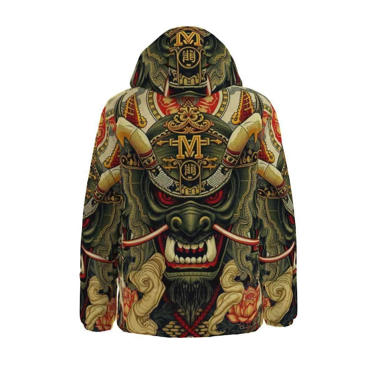 MUNSIEUR All-Over Print Down Coat for Men
