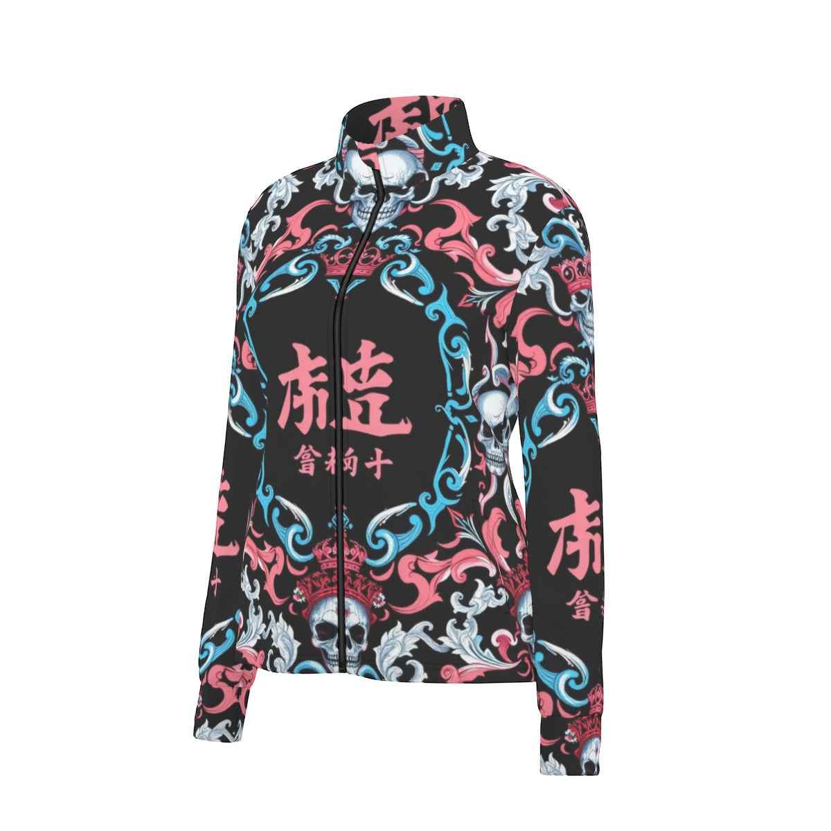 All-Over Print Women's Long Sleeve Thumbhole Jacket|230GSM