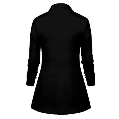 All-Over Print Women's Draped Long Sleeve Top