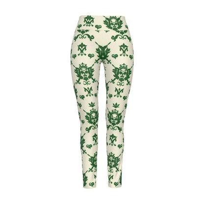 MUNSIEUR All-Over Print Women's High Waist Leggings | Side Stitch Closure