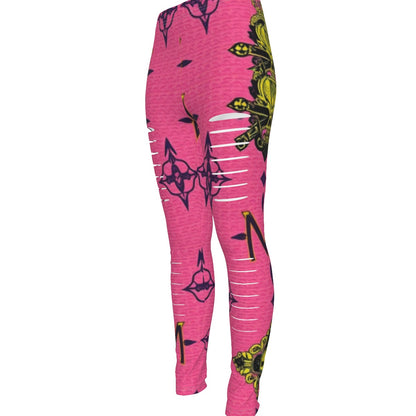 MUNSIEUR All-Over Print Women's Ripped Leggings