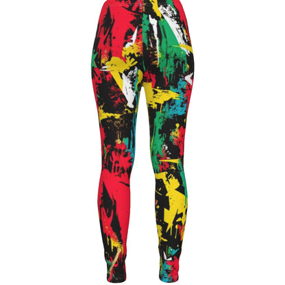 MUNSIEUR New Arrivals All-Over Print Women's Ripped Leggings