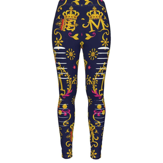 All-Over Print Women's Ripped Leggings