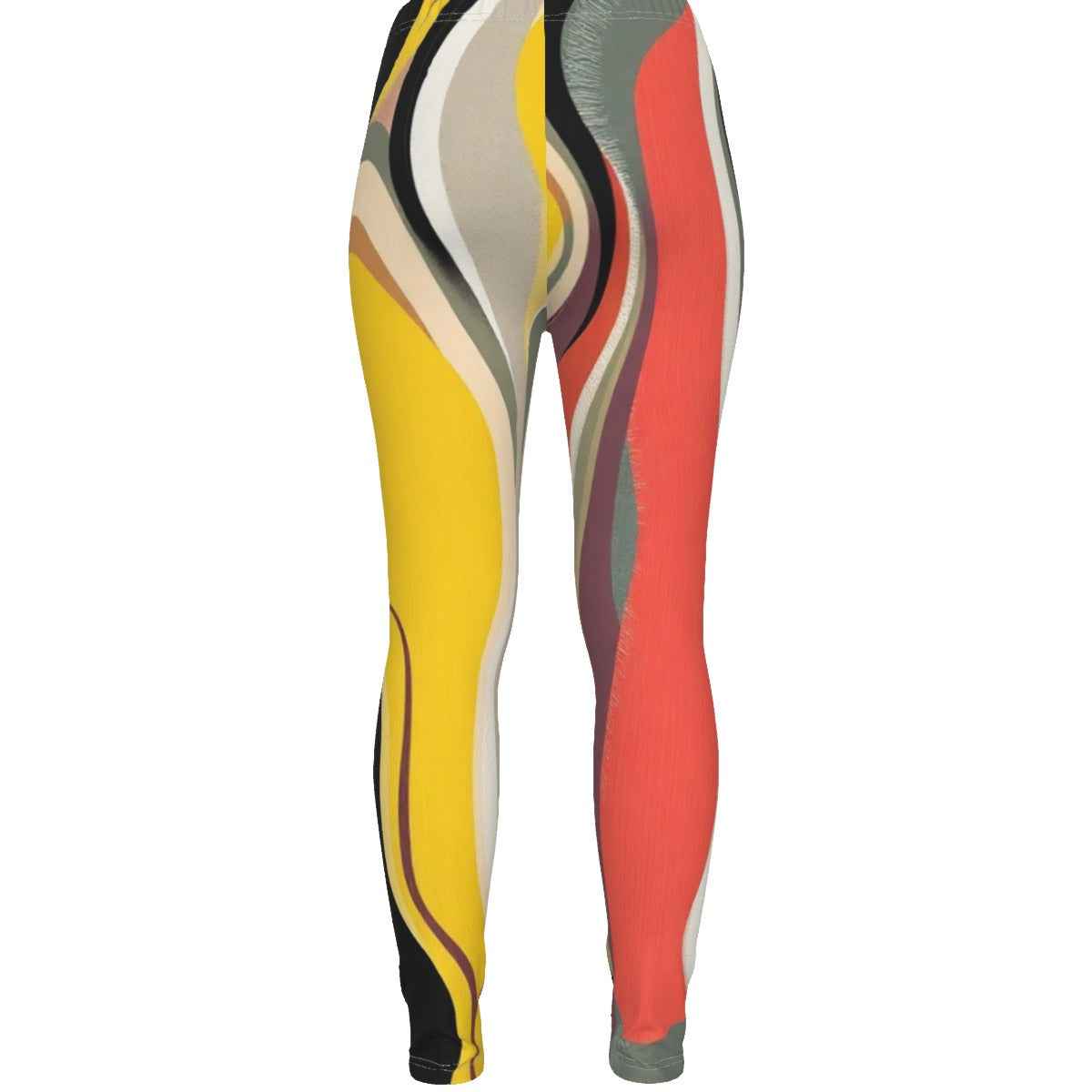 All-Over Print Women's Ripped Leggings