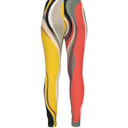 All-Over Print Women's Ripped Leggings