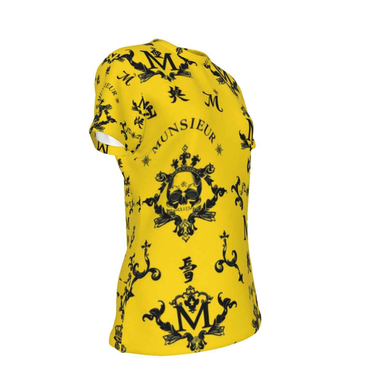 MUNSIEUR All-Over Print Women's T-Shirt Lightweight