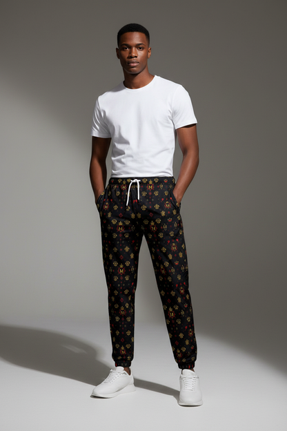 All-Over Print Joggers – Heavy Cotton Streetwear | MUNSIEUR