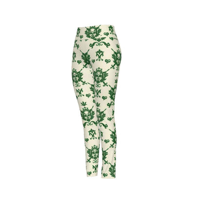 MUNSIEUR All-Over Print Women's High Waist Leggings | Side Stitch Closure