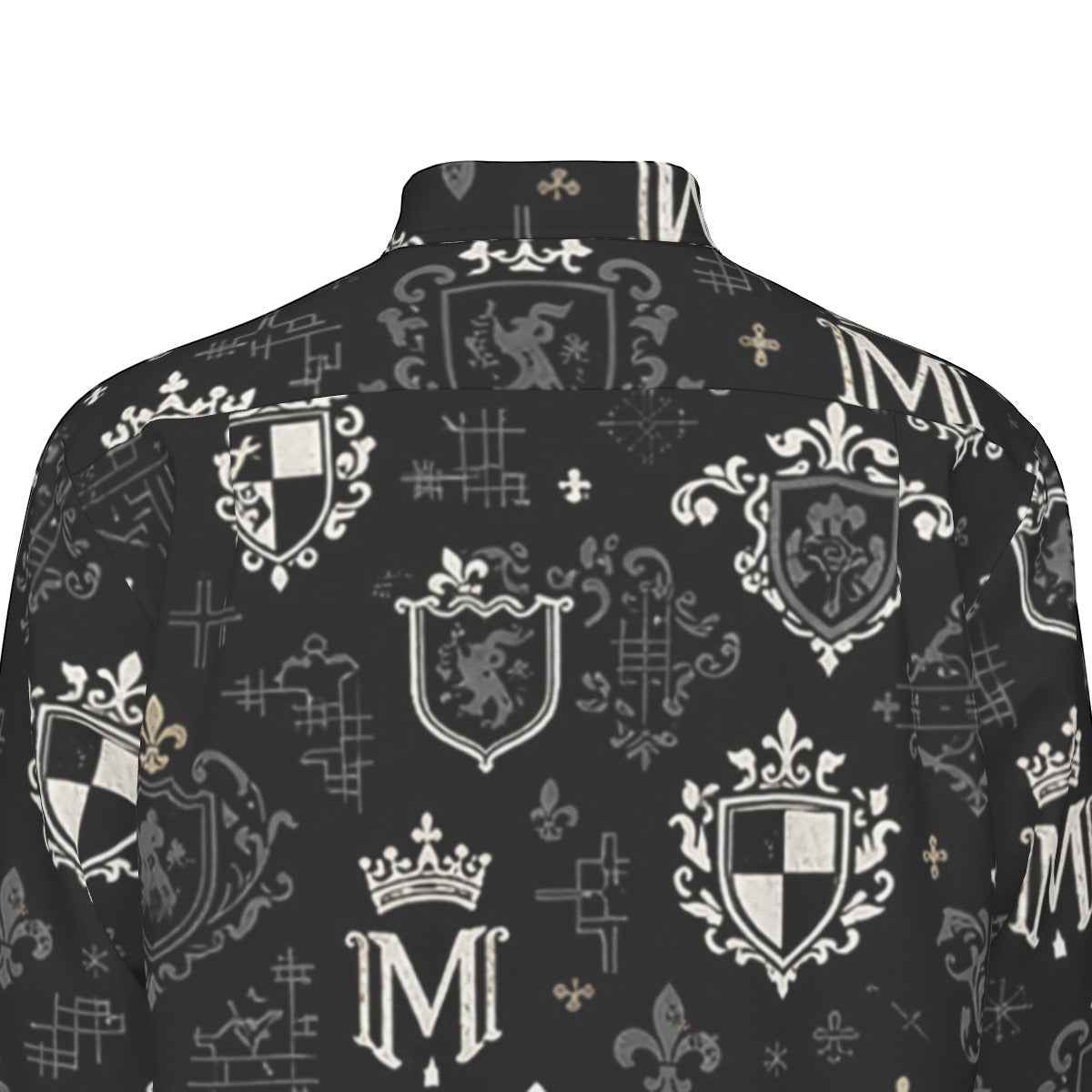 All-Over Print Men's Long Sleeve Shirt | 115GSM Cotton poplin