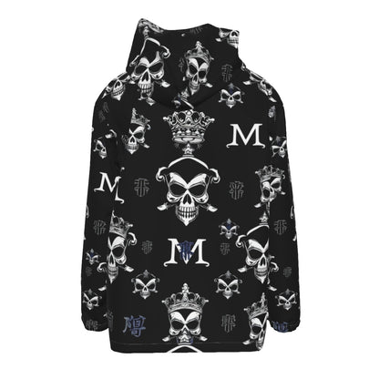 All-Over Print Men's Windbreaker Coat w Zipper