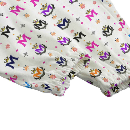 Women's Pants MUNSIEUR All-Over Print Knitted Fleece "Patty Melts"