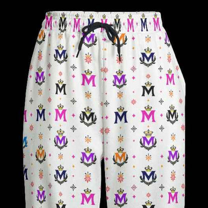 Women's Pants MUNSIEUR All-Over Print Knitted Fleece "Patty Melts"