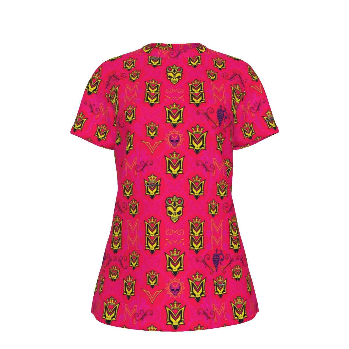 MUNSIEUR All-Over Print Women's Round Neck T-Shirt New Arrivals