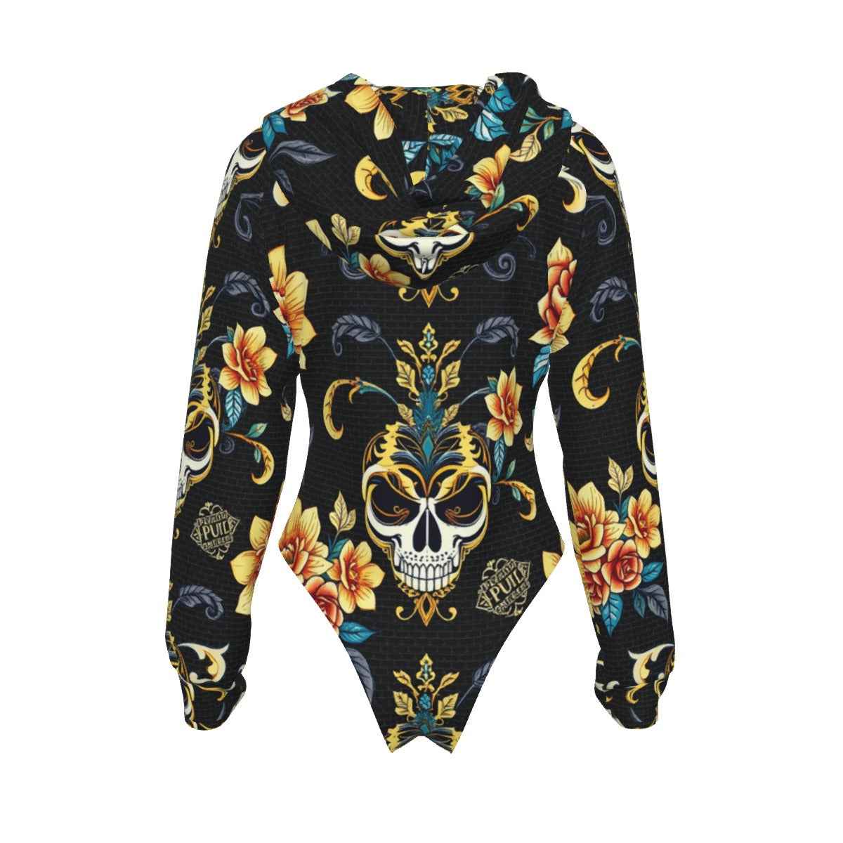 All-Over Print Women's Raglan Sleeve with Lining Bodysuit