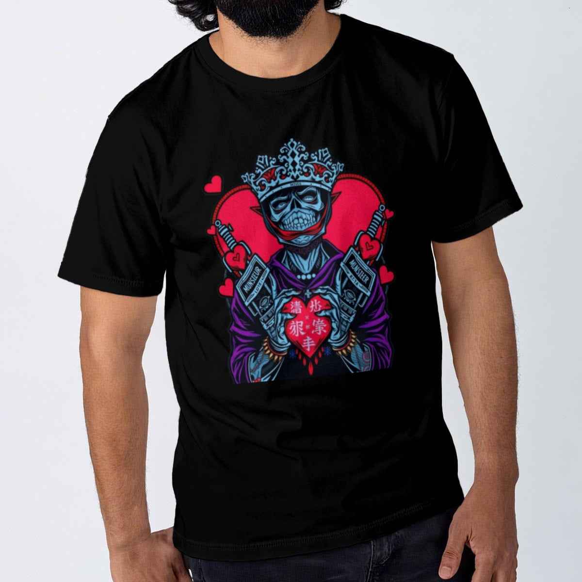 All-Over Print Men's O-Neck T-Shirt | 190GSM Cotton