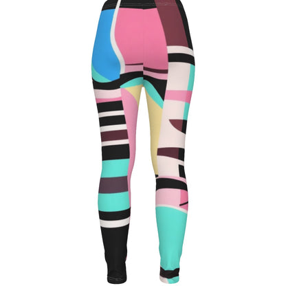 MUNSIEUR All-Over Print Women's Ripped Leggings