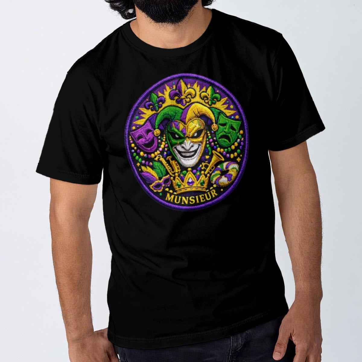MUNSIEUR DTF Print Men's Tee Mardi Gras Collection