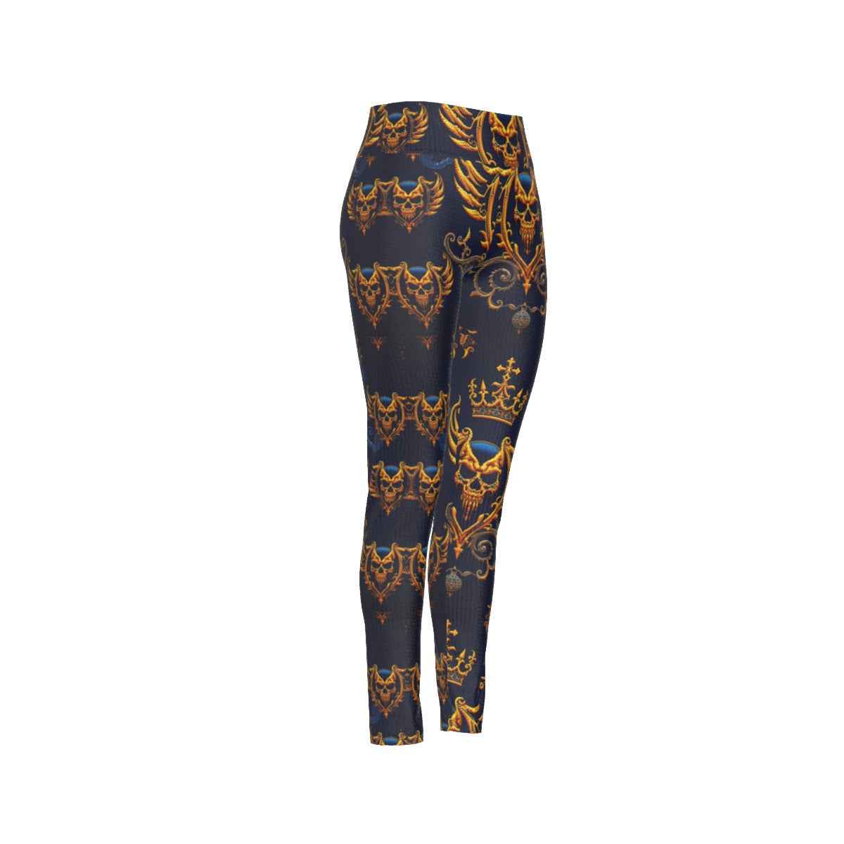 MUNSIEUR All-Over Print Women's High Waist Leggings | Side Stitch Closure