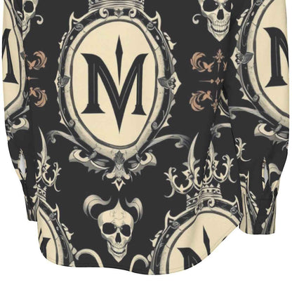 All-Over Print Men's Long Sleeve Shirt | 115GSM Cotton poplin