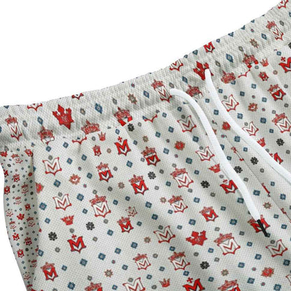 Men's Joggers MUNSIEUR All-Over Print Knitted Fleece "Lazy Boy's"