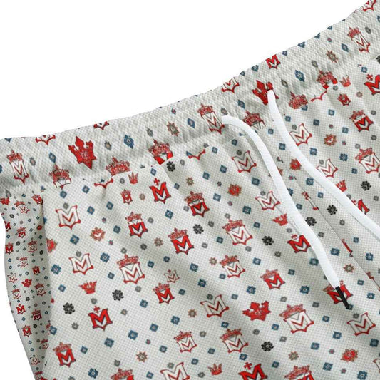 Men's Joggers MUNSIEUR All-Over Print Knitted Fleece "Lazy Boy's"