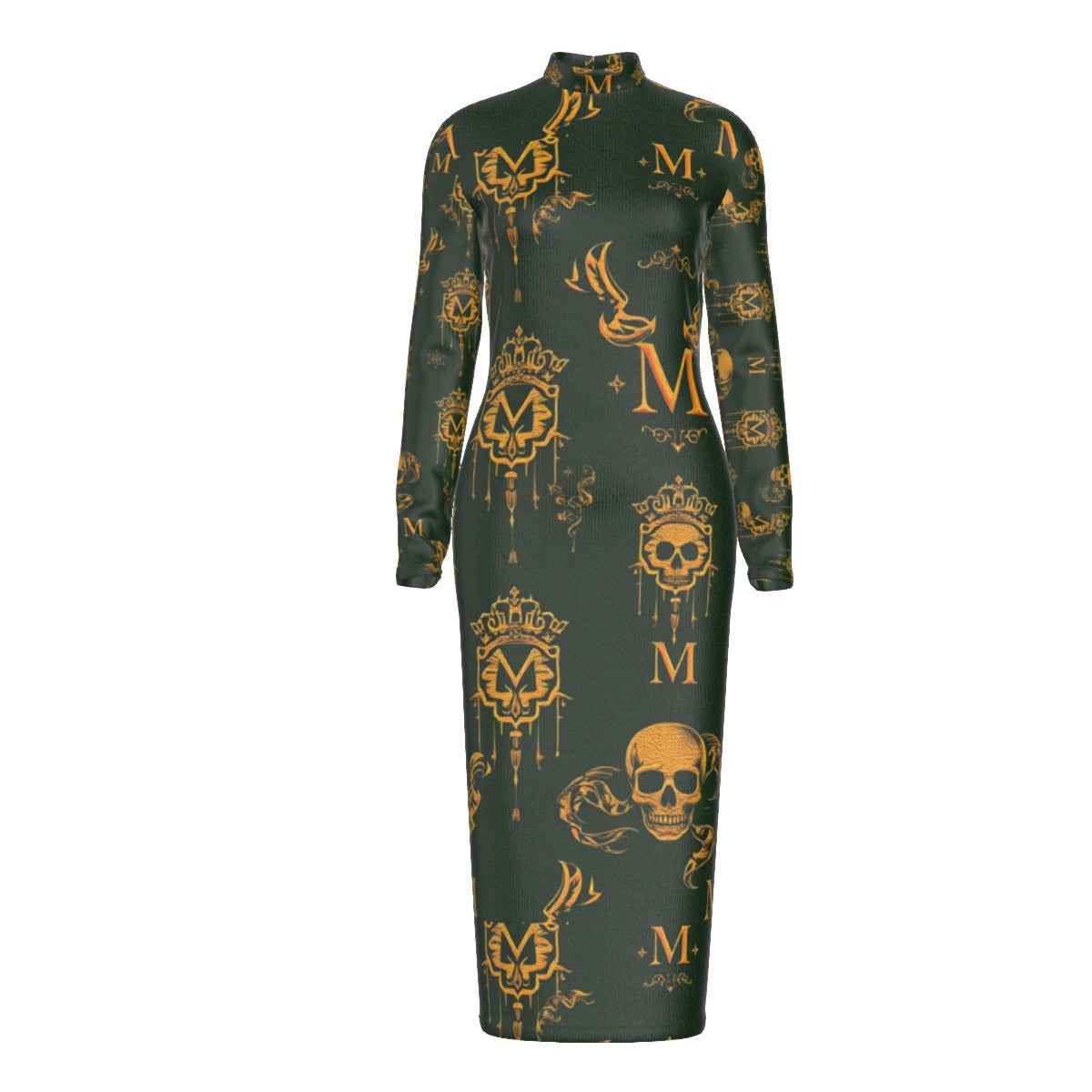 MUNSIEUR All-Over Print Women's Hip Dress New Arrivals