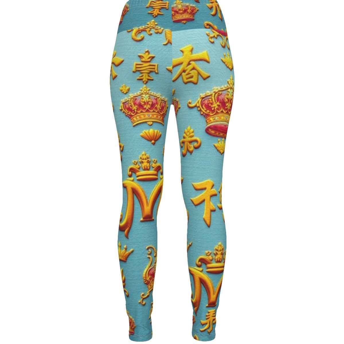 All-Over Print Women's Ripped Leggings