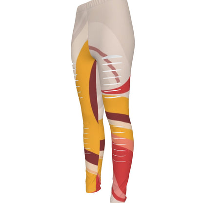 MUNSIEUR All-Over Print Women's Ripped Leggings