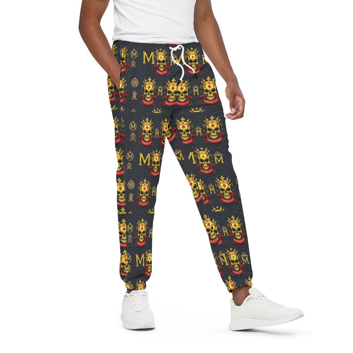 Munsieur Men's All-Over Print Joggers | 310GSM Cotton