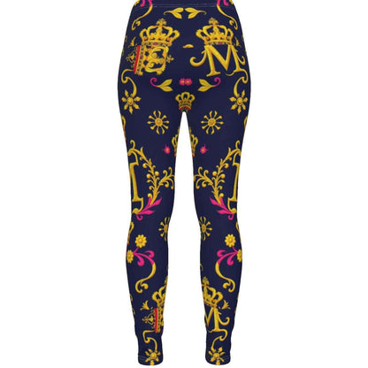 All-Over Print Women's Ripped Leggings