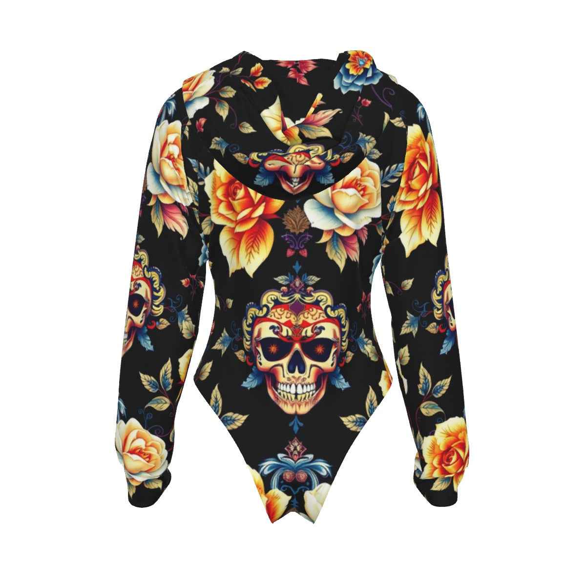 MUNSIEUR All-Over Print Women's Raglan Sleeve with Lining Bodysuit
