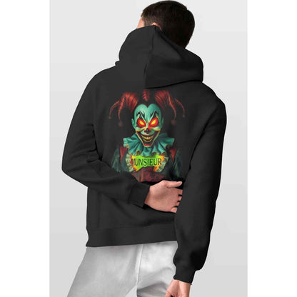 MUNSIEUR Print Men's Thicken Pullover Hoodie