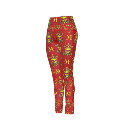 MUNSIEUR All-Over Print Women's High Waist Leggings | Side Stitch Closure