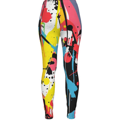 MUNSIEUR All-Over Print Women's Ripped Leggings