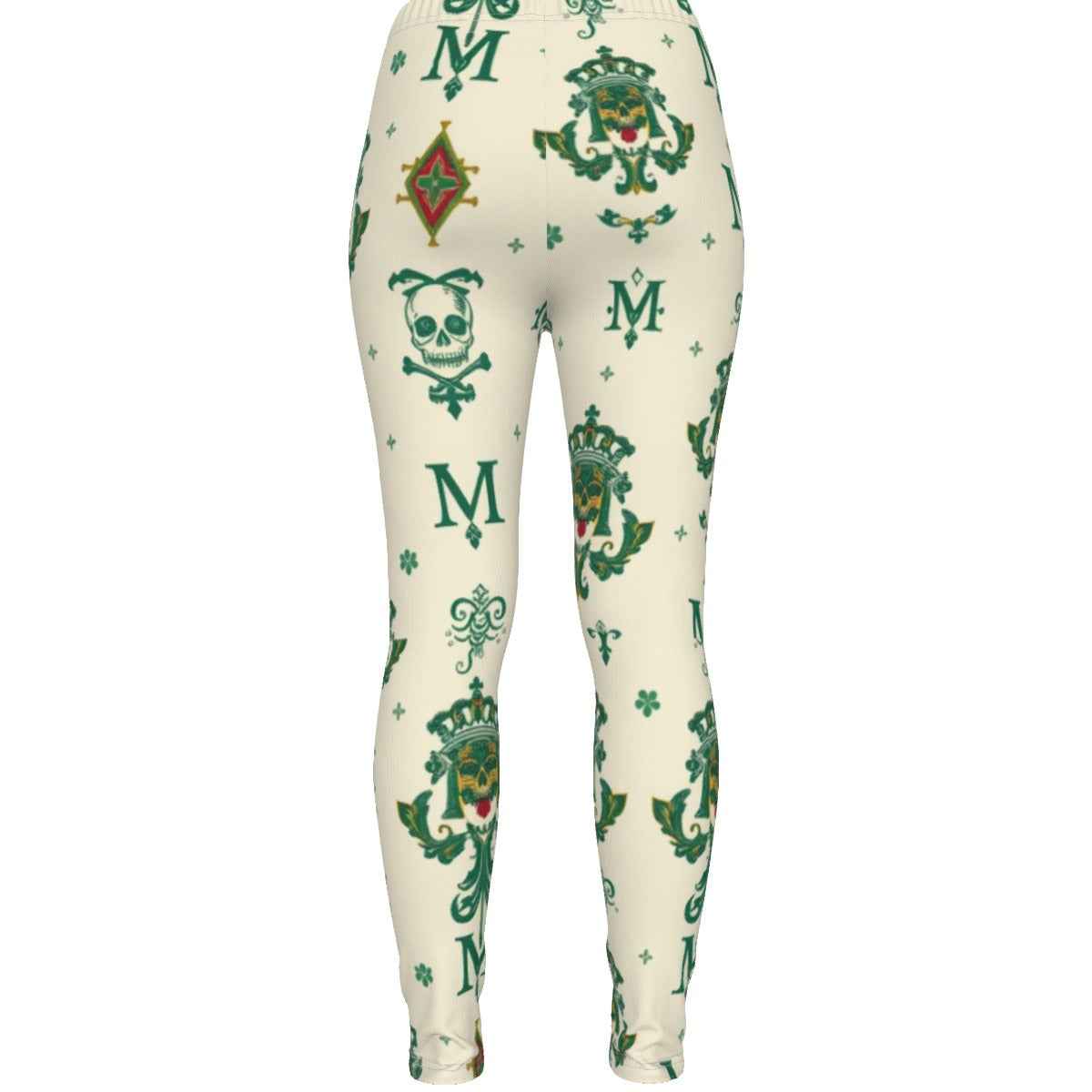 All-Over Print Women's Ripped Leggings