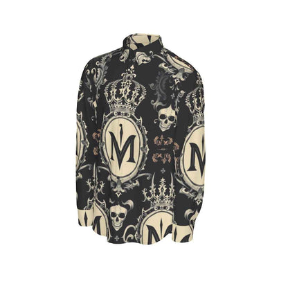 All-Over Print Men's Long Sleeve Shirt | 115GSM Cotton poplin