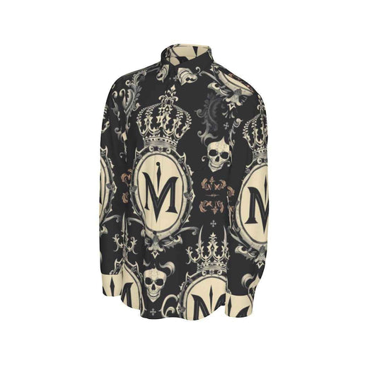 All-Over Print Men's Long Sleeve Shirt | 115GSM Cotton poplin