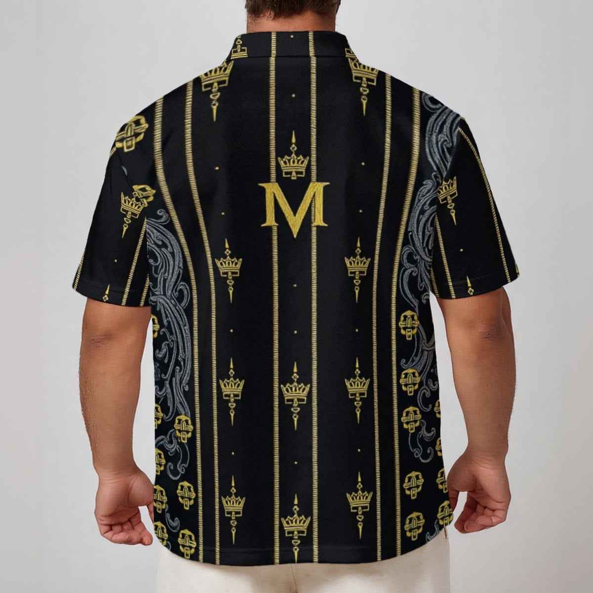 All-Over Print Men's Polo Shirt
