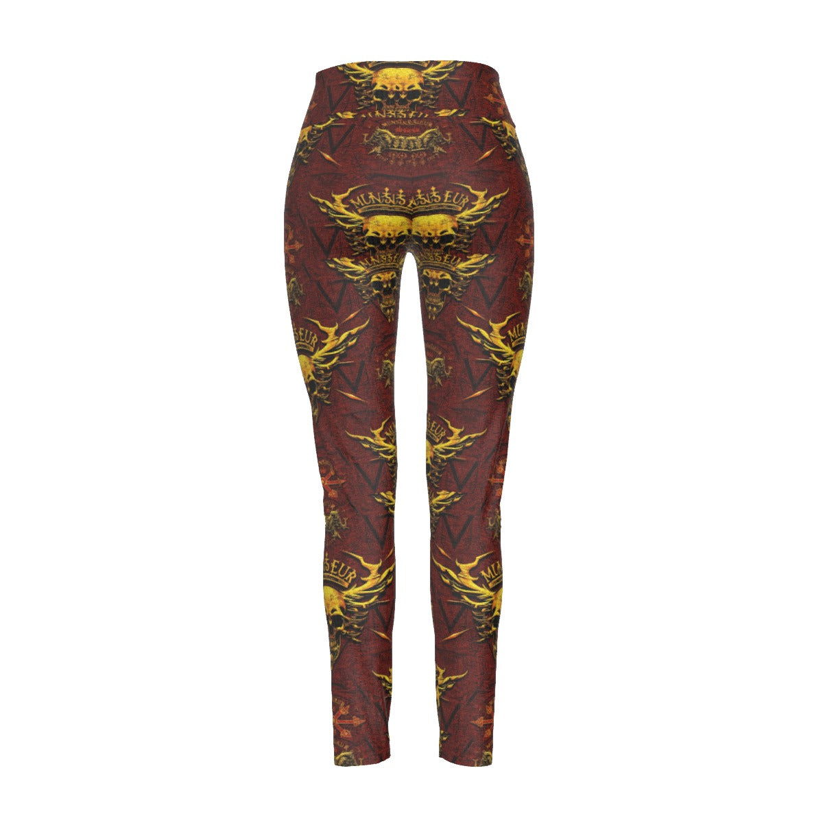 MUNSIEUR All-Over Print Women's High Waist Leggings | Side Stitch Closure New Arrivals
