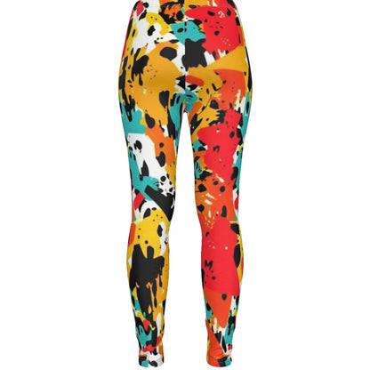MUNSIEUR All-Over Print Women's Ripped Leggings New Arrivals