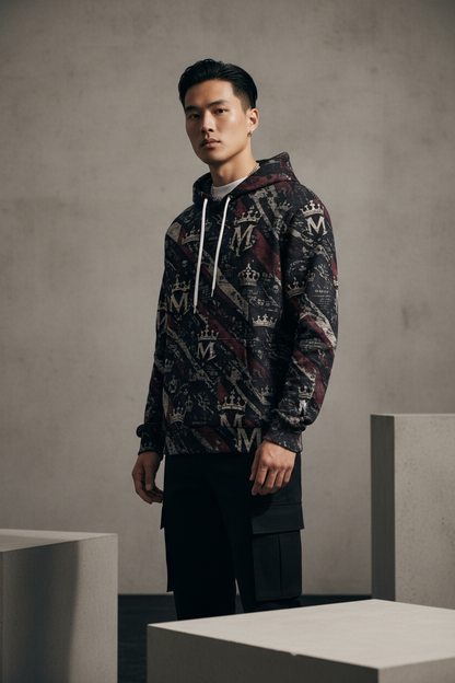 Men's All-Over Print Pullover Hoodie - Graphic for Men