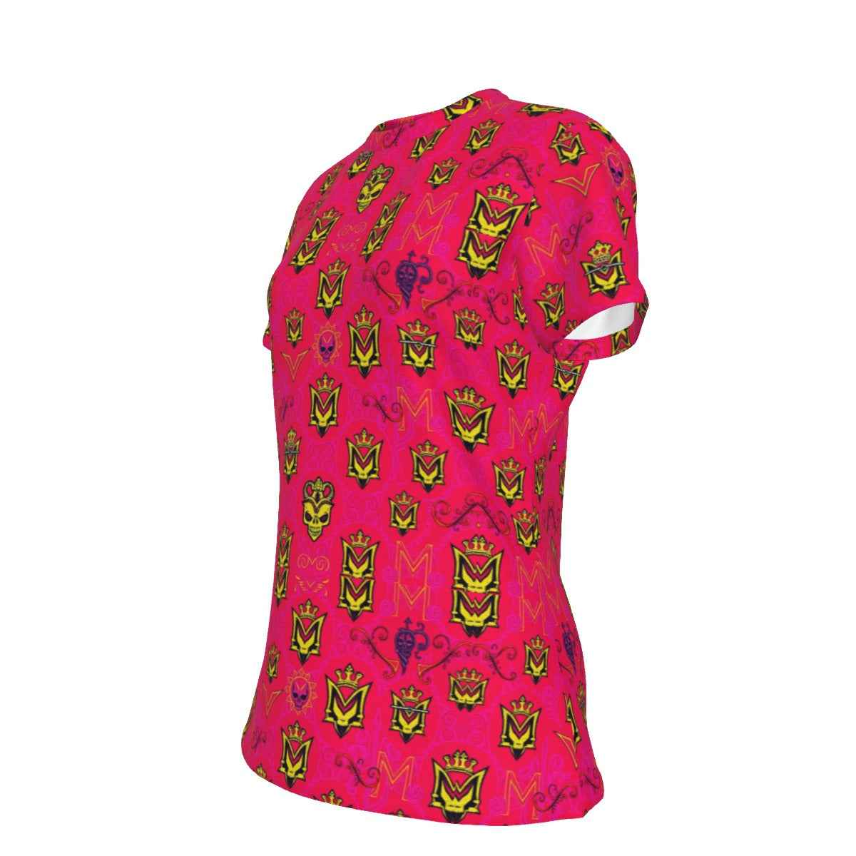 MUNSIEUR All-Over Print Women's Round Neck T-Shirt New Arrivals