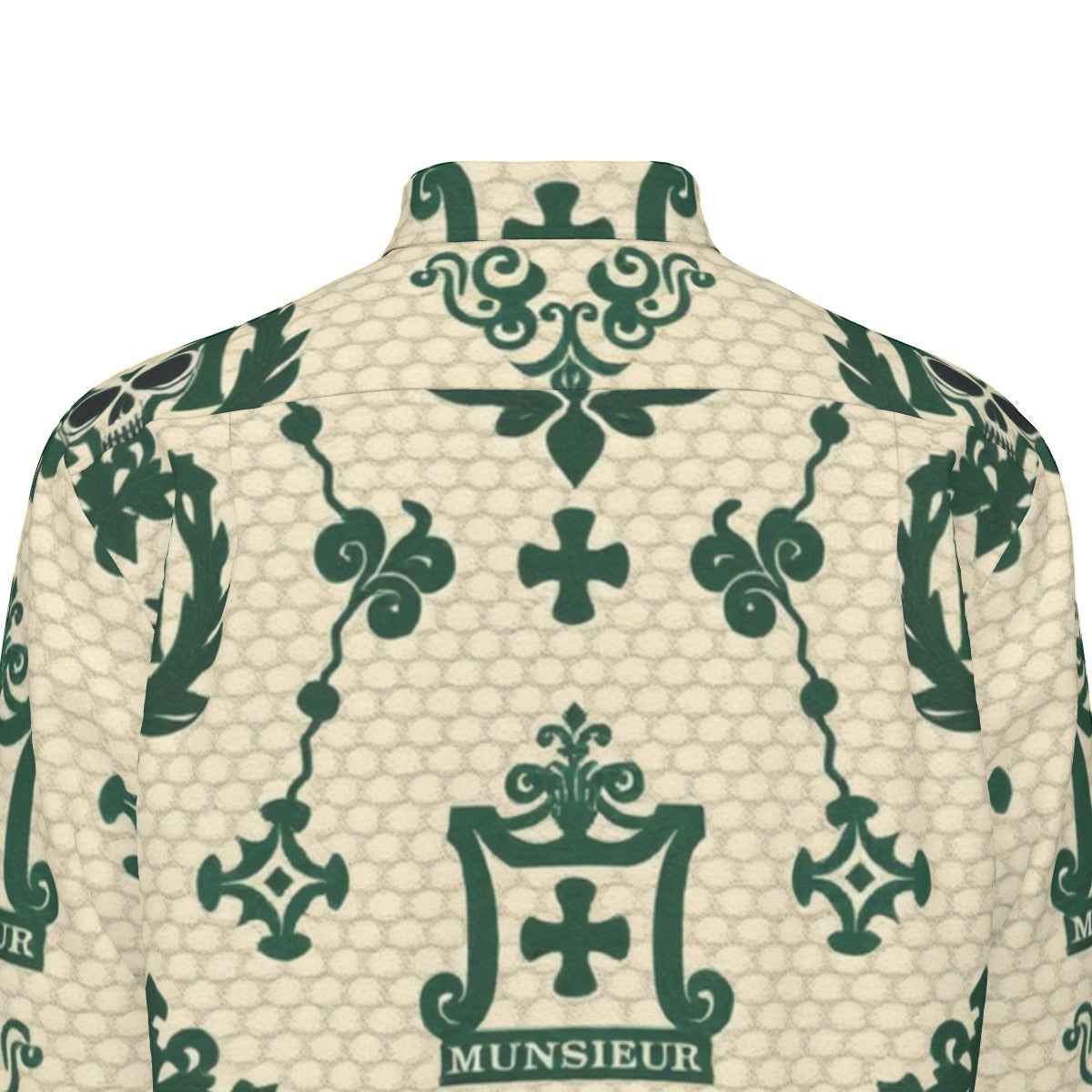 All-Over Print Men's Long Sleeve Shirt | 115GSM Cotton poplin