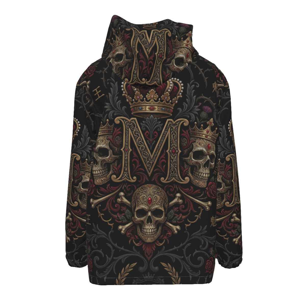 All-Over Print Men's Windbreaker Zipper MUNSIEUR Coat