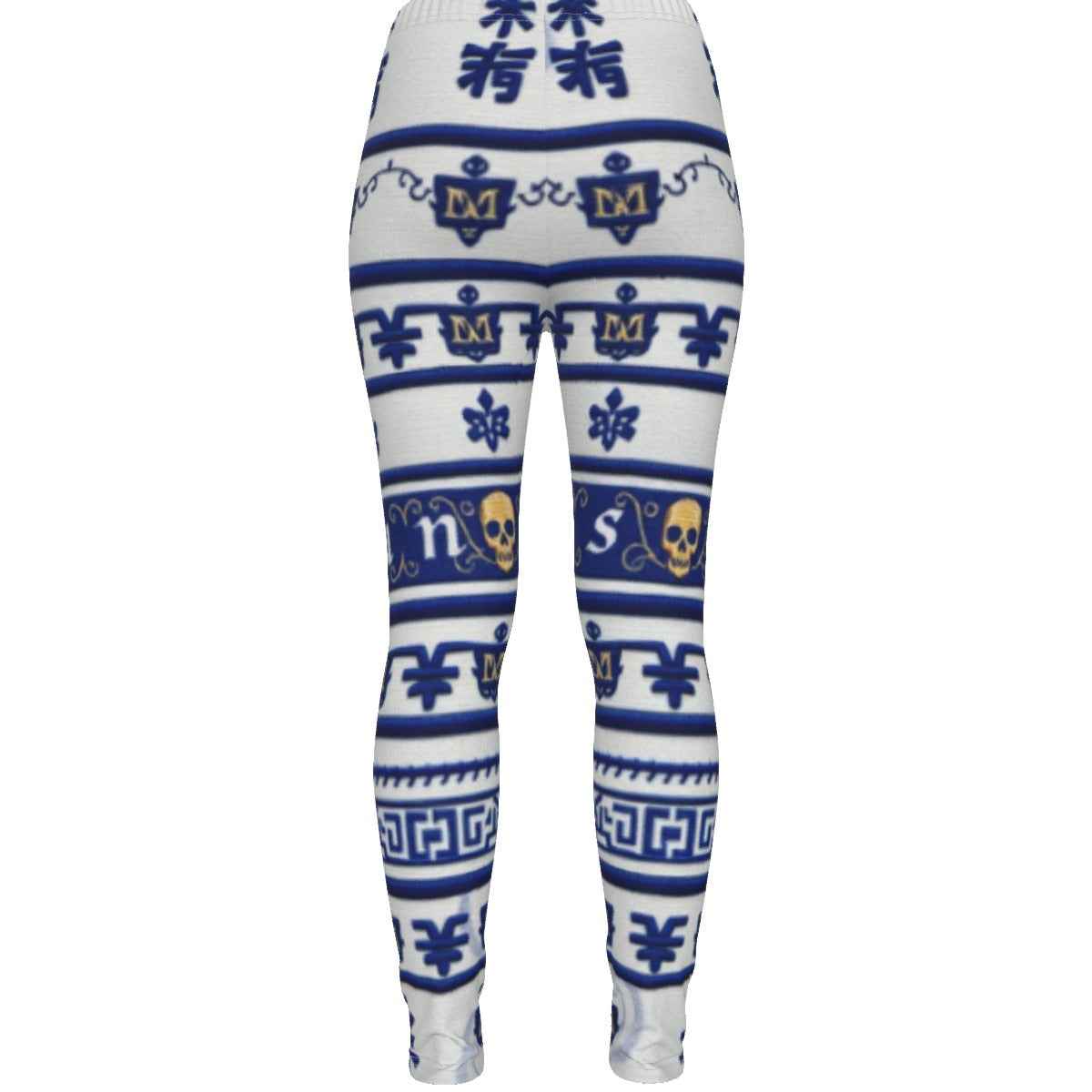 MUNSIEUR All-Over Print Women's Ripped Leggings