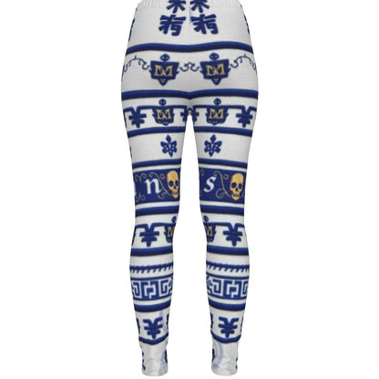 MUNSIEUR All-Over Print Women's Ripped Leggings