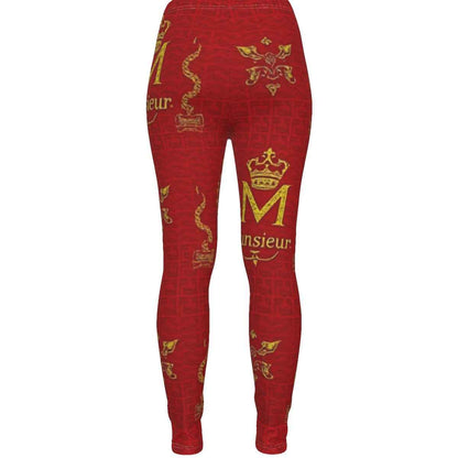 All-Over Print Women's Ripped Leggings