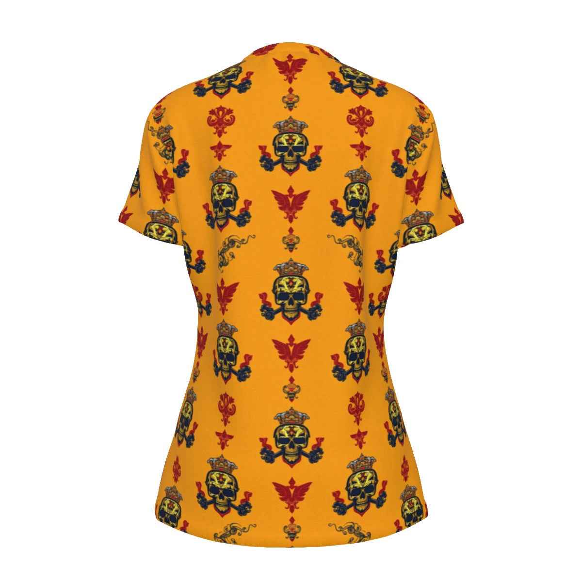 All-Over Print Women's Round Neck T-Shirt | 190GSM Cotton