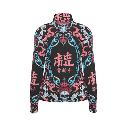 All-Over Print Women's Long Sleeve Thumbhole Jacket|230GSM