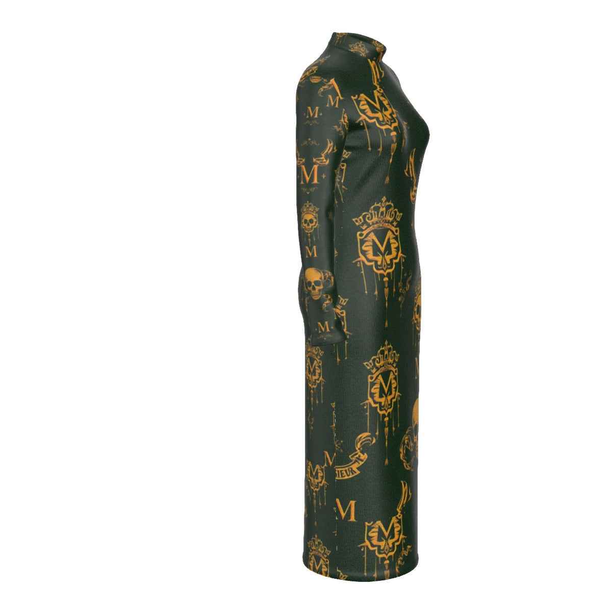 MUNSIEUR All-Over Print Women's Hip Dress New Arrivals